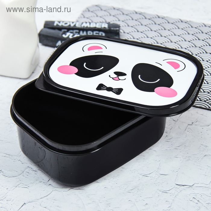 Ланч-бокс прямоугольный FoodVibes &laquo;Панда&raquo;, 500 мл