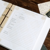 Родословная книга &laquo;Семейная&raquo;, с деревянным элементом, 84 страницы, 24,5 х 23 х 4 см.