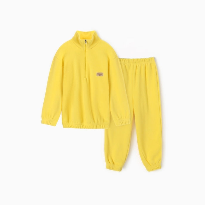 Костюм детский (худи, брюки) MINAKU цвет жёлтый, рост 110 см Костюм детский (худи, брюки) MINAKU цвет жёлтый, рост 110 см