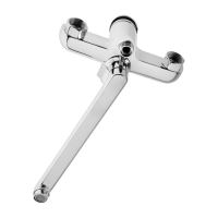 Смеситель для ванны Accoona A7124, однорычажный, излив 300 мм, душевой набор, хром Смеситель для ванны Accoona A7124, однорычажный, излив 300 мм, душевой набор, хром