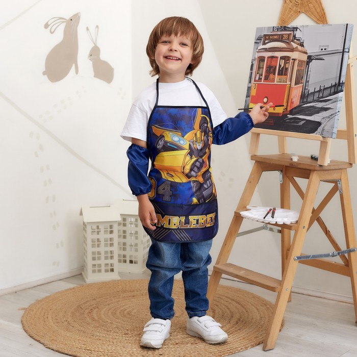 Фартук с нарукавниками детский «Трансформеры», 49х39 см Фартук с нарукавниками детский «Трансформеры», 49х39 см