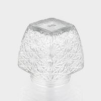 Банка стеклянная для хранения сыпучих продуктов &laquo;Узор&raquo;, 200 мл, 6,5&times;8 см, с пластиковой крышкой