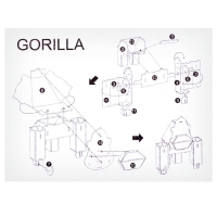 Набор для творчества создние 3D фигурки &laquo;Горилла&raquo;