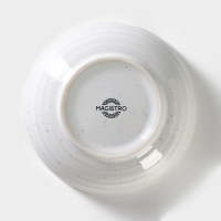 Салатник фарфоровый Magistro Urban, 260 мл, d=12 см, цвет белый в крапинку Салатник фарфоровый Magistro Urban, 260 мл, d=12 см, цвет белый в крапинку