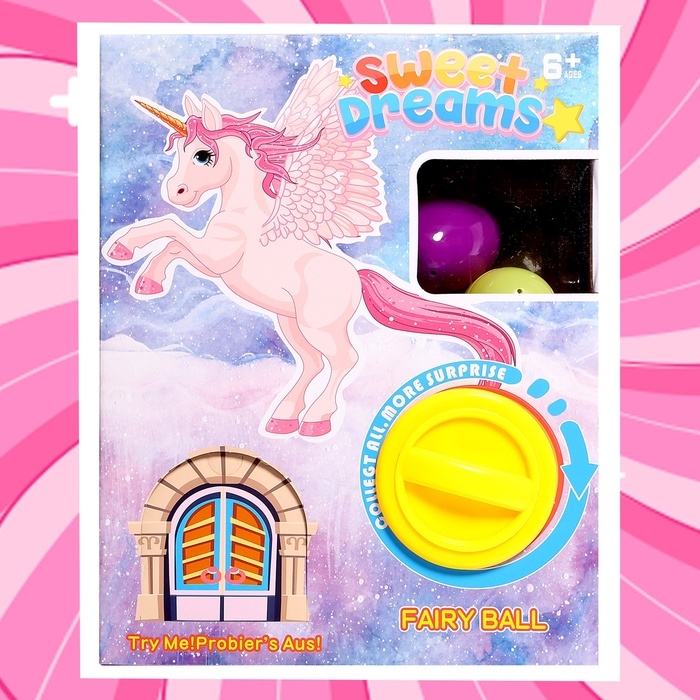 Детский игровой автомат &laquo;Любимый единорог&raquo; с игрушками, в наборе 6 шаров-сюрпризов