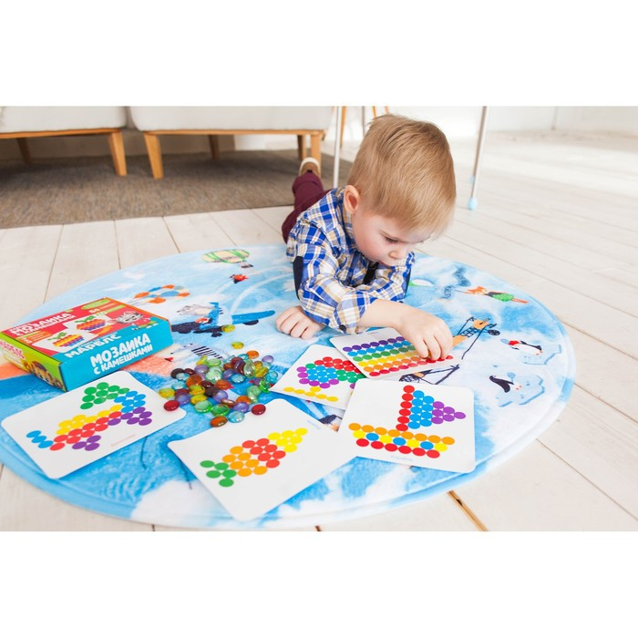 Марблс «Игра с камешками. Собери по образцу», по методике Монтессори Марблс «Игра с камешками. Собери по образцу», по методике Монтессори