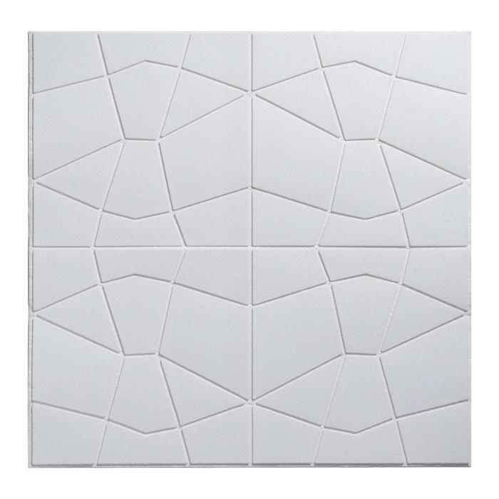 Самоклеящаяся ПВХ панель Самоклеящаяся ПВХ панель "Белая паутина" 70*70см