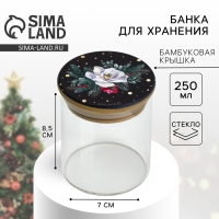 Новый год. Банка для хранения &laquo;Зимние истории&raquo;, 250 мл