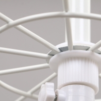 Вертушка, 5 ярусов по 10 крючков, 44&times;44&times;165, цвет белый