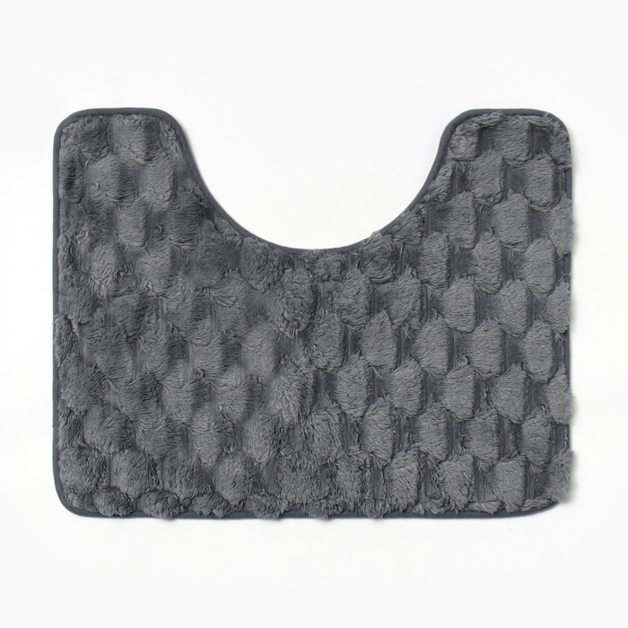 Коврик для ванной Этель Коврик для ванной Этель "Ромбы", цв. серый, 40х50 см