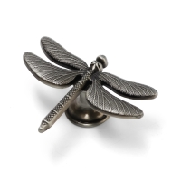 Ручка-кнопка CAPPIO PRO "Стрекоза" 47 x 60 мм, цвет стар. серебро Ручка-кнопка CAPPIO PRO "Стрекоза" 47 x 60 мм, цвет стар. серебро