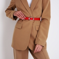 Ремень женский, ширина 2,3 см, пряжка металл, цвет красный Ремень женский, ширина 2,3 см, пряжка металл, цвет красный