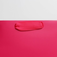 Пакет подарочный под бутылку, упаковка, &laquo;Фуксия&raquo;, 13 x 35 x 10 см