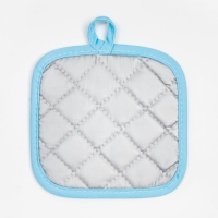 Кухонный набор 2 прихватки Этель &laquo;Бабочки&raquo; , прихватка 17х17 см, варежка 24х16 см, 100% п/э