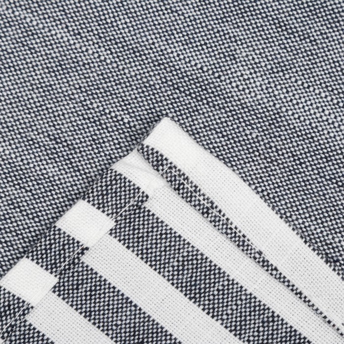 Фартук Этель &laquo;Полоса&raquo; цвет серый, 62 х 76см, 50% хлопок, 50% п/э