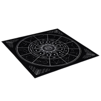 Скатерть для гадания бархатная «Звездный путь», 50х50 см, 16+ Скатерть для гадания бархатная «Звездный путь», 50х50 см, 16+