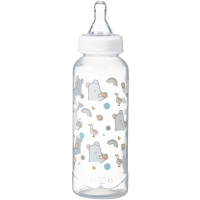 Набор бутылочек для кормления &laquo;Медвежонок&raquo; 150 и 250 мл, серия Basic, прямые, МИКС