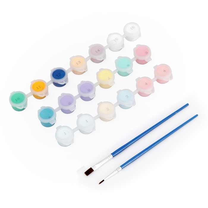 Картина по номерам на новый год на холсте с подрамником «Зимнее утро», 20 × 30 см Картина по номерам на новый год на холсте с подрамником «Зимнее утро», 20 × 30 см