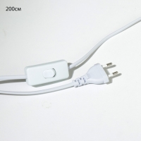 Бра с переключателем на проводе "Виола" Е14 40Вт синий 13х10х18см