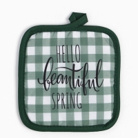 Кухонный набор 2 прихватки Доляна Spring прих. 17*17 см, вареж. 26*16 см,100% п/э Кухонный набор 2 прихватки Доляна Spring прих. 17*17 см, вареж. 26*16 см,100% п/э