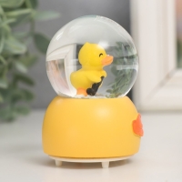 Сувенир полистоун водяной шар свет "Развлечения утёнка" МИКС 7х5х5 см Сувенир полистоун водяной шар свет "Развлечения утёнка" МИКС 7х5х5 см
