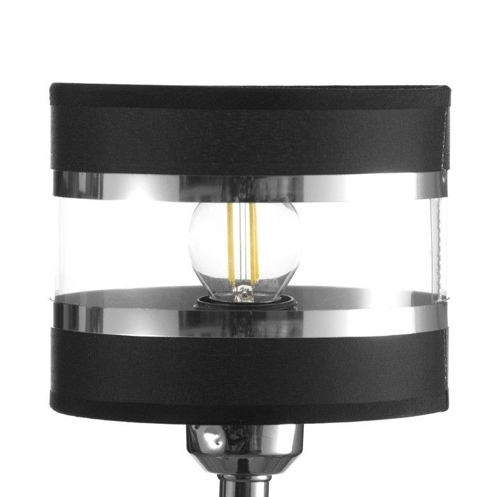 Абажур Абажур "Сигма" черный белый Е27 15х15х12 см