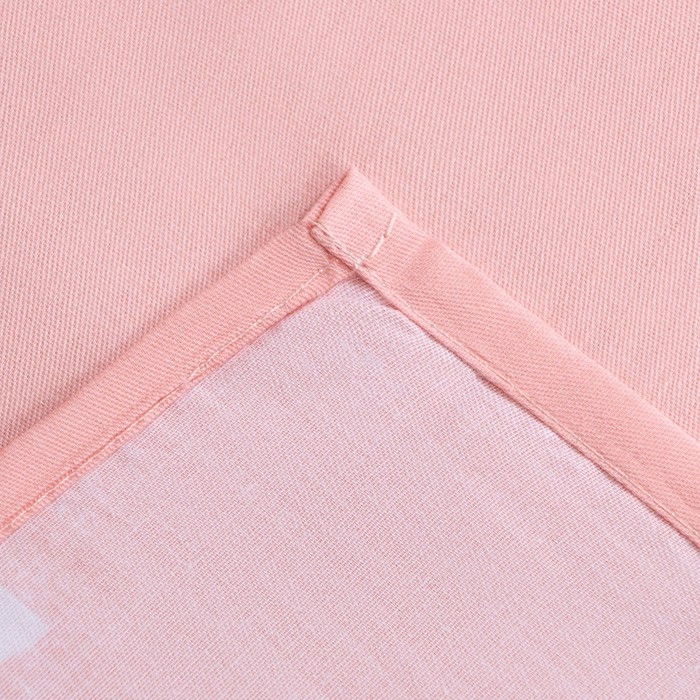 Простыня LoveLife Beautiful 150х225 см, цвет розовый, 100% хлопок, сатин, 125г/м&sup2;