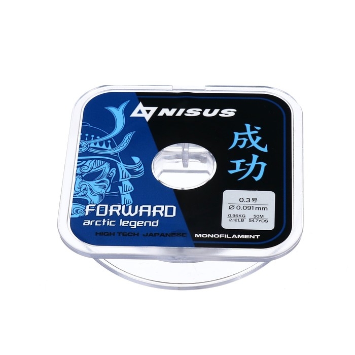 Леска Nisus FORWARD ARCTIC LEGEND, диаметр 0.091 мм, тест 0.96 кг, 50 м, Nylon Transparent Леска Nisus FORWARD ARCTIC LEGEND, диаметр 0.091 мм, тест 0.96 кг, 50 м, Nylon Transparent