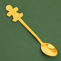 Ложка столовая с формовой ручкой &laquo;С нежным Новым годом!&raquo;, 2,3 х 12,8 см