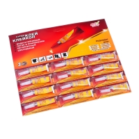 Суперклей &laquo;Клейкон&raquo;, секундный, 1 г, набор 12 шт.