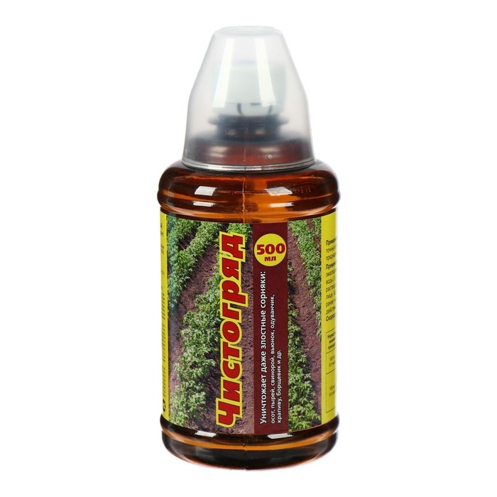 Средство для сплошного уничтожения сорняков Чистогряд, 500 мл Средство для сплошного уничтожения сорняков Чистогряд, 500 мл