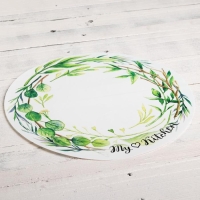 Салфетка сервировочная, плейсмат &laquo;Акварельный венок&raquo;, 30 см