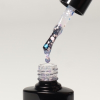 Гель лак для ногтей, «MILK GLITTER», 3-х фазный, 8мл, LED/UV, цвет прозрачный (02) Гель лак для ногтей, «MILK GLITTER», 3-х фазный, 8мл, LED/UV, цвет прозрачный (02)