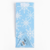 Пакет под бутылку, треугольный &laquo;Мечты&raquo;, 13 х 32 х 11.3 см, Новый год