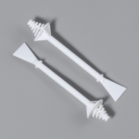 Шпатели для депиляции, двусторонние, пластиковые, 7,5 &times; 1,2 см, 50 шт, цвет белый