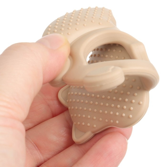 Прорезыватель силиконовый «Белочка», цвет бежевый, Mum&Baby Прорезыватель силиконовый «Белочка», цвет бежевый, Mum&Baby