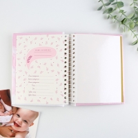 Фотоальбом "Наша чудесная доченька", 10 магнитных листов Фотоальбом "Наша чудесная доченька", 10 магнитных листов