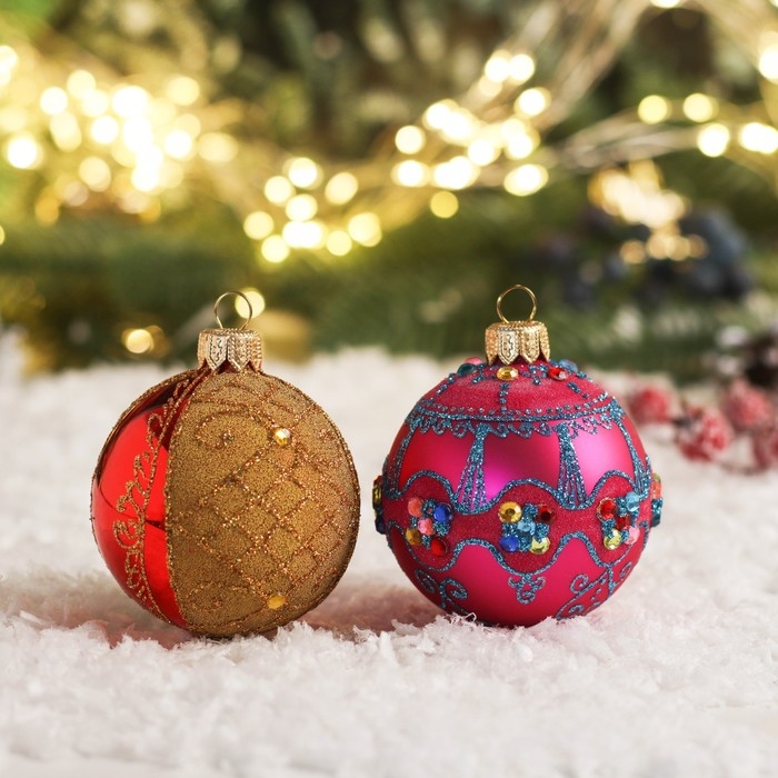 Шар новогодний Шар новогодний "Престиж " 6см микс