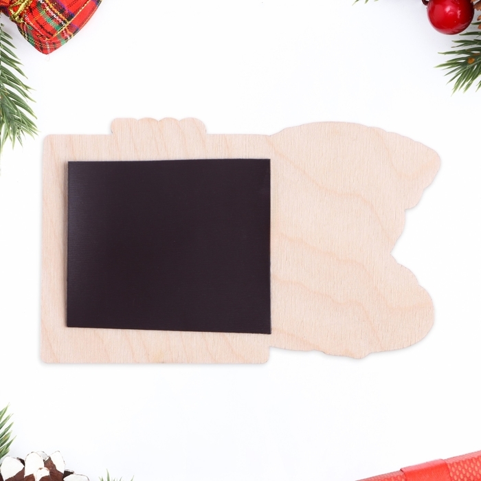 Магнит новогодний, змея, с календарем "Исполнения желаний!" символ года, свеча