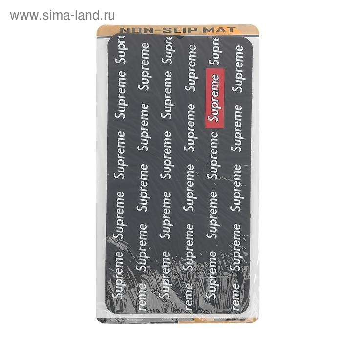 Коврик противоскольязщий 30&times;15 см, Supreme, черный