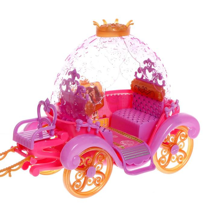 Карета для кукол &laquo;В сказочном мире&raquo; с лошадью, МИКС