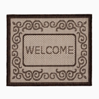 Ковер придверный Циновка, размер 50х80 см, ПП 100%, джут Ковер придверный Циновка, размер 50х80 см, ПП 100%, джут