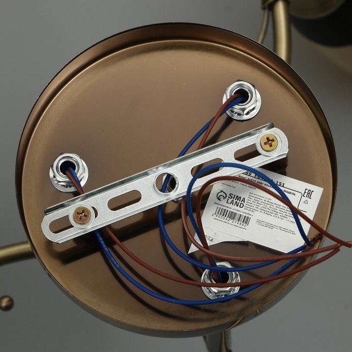 Люстра "Аста" 3хЕ27 40Вт бронза 65х65х26 см BayerLux