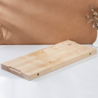 Доска разделочная Adelica &laquo;Профи&raquo;, 70&times;30&times;4 см, с металлическими стяжками и боковыми ручками, берёза