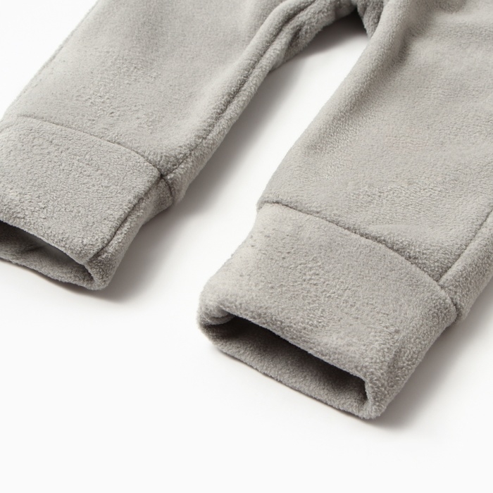 Комбинезон детский MINAKU: Fleece Soft, цвет серый, рост 104 см