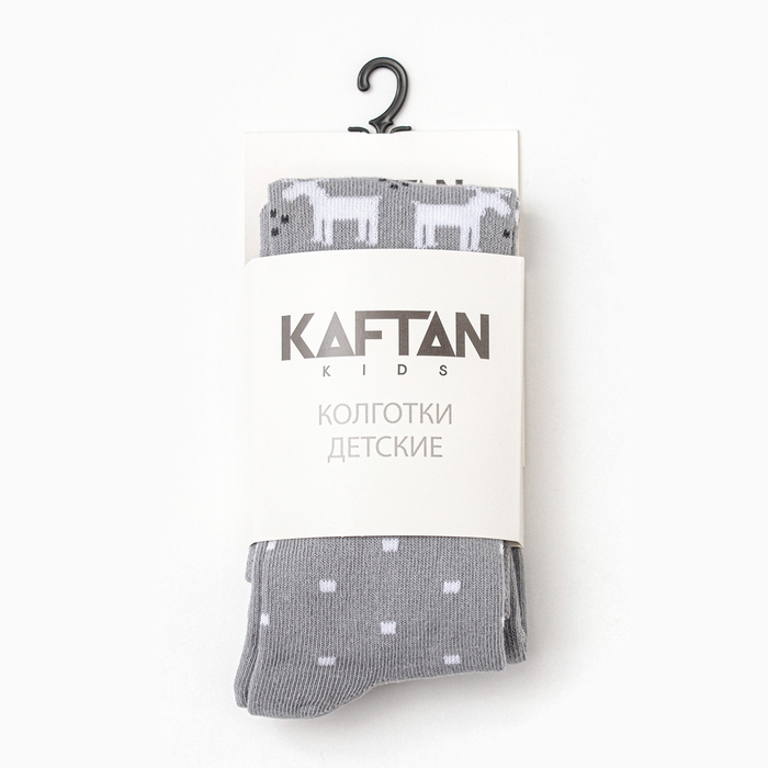 Новый год.Колготки детские KAFTAN "Winter" 116-122 см, серый