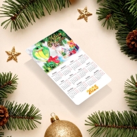 Набор новогодних, змея, магнитов-календарей "Удачного Года!" символ года, 11 х 9 см Набор новогодних, змея, магнитов-календарей "Удачного Года!" символ года, 11 х 9 см