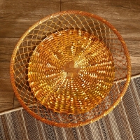 Корзинка для фруктов "Захра" алюминий, 52х25х9 см