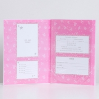 Папка для свидетельства о рождении с уголками &laquo;Мои первые документы&raquo;, для девочки, А4