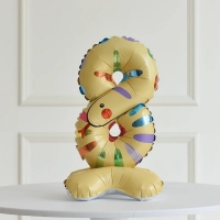 Шар фольгированный 24" &laquo;Цифра 8&raquo; на подставке, змея